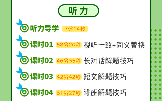 图片[2]-期末不挂科 | 蜂考高斯课堂大学英语六级速成课-青椰小屋