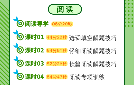 图片[3]-期末不挂科 | 蜂考高斯课堂大学英语六级速成课-青椰小屋