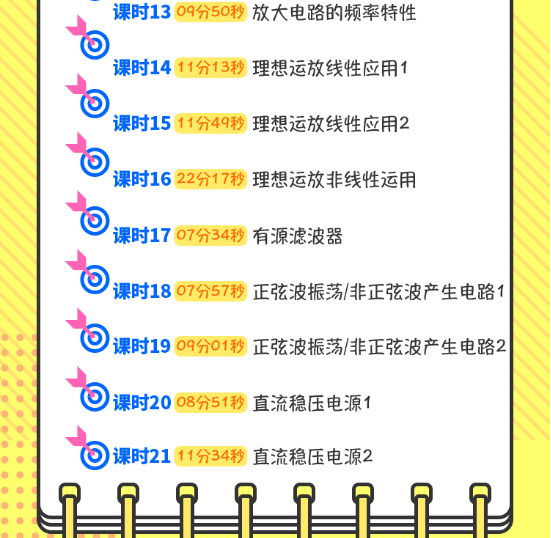 图片[2]-期末不挂科 | 蜂考高斯课堂模拟电子技术8小时高分系统课-青椰小屋