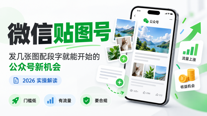 微信贴图号：普通人做副业的新机会，无门槛-蛋蛋AI情报局