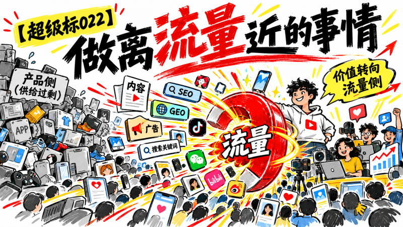 【超级标022】做离流量近的事情-蛋蛋AI情报局